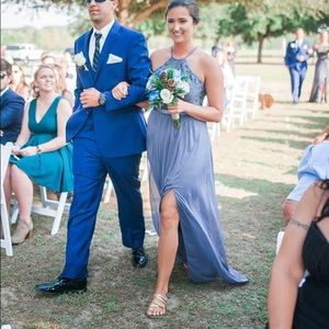 Bridesmaid Dress- Pewter Color